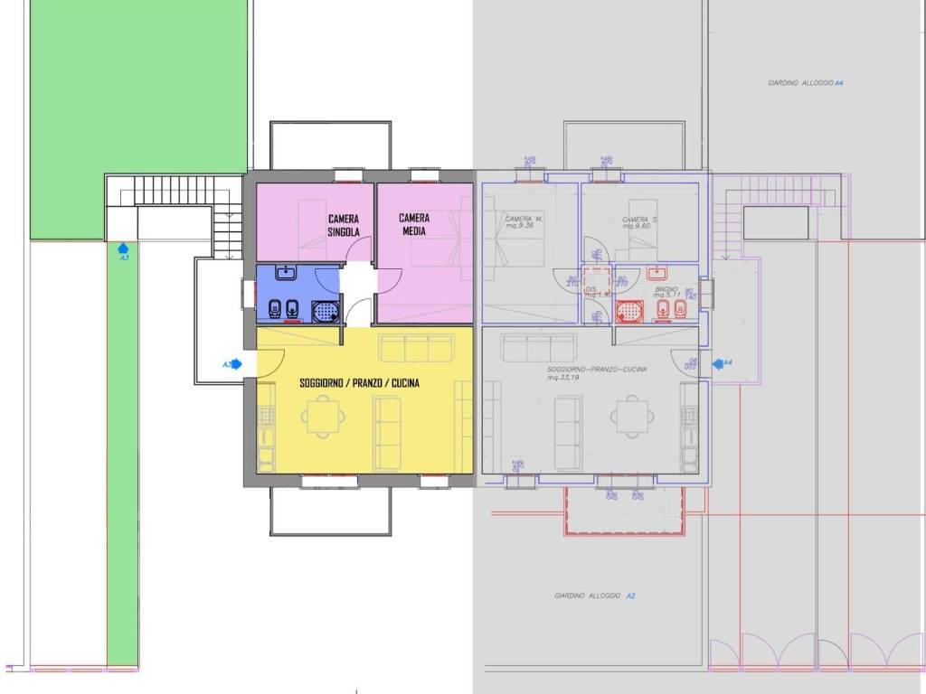 appartamento in vendita a Cascina in zona Visignano