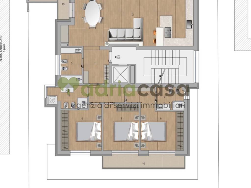 appartamento in vendita a Riccione