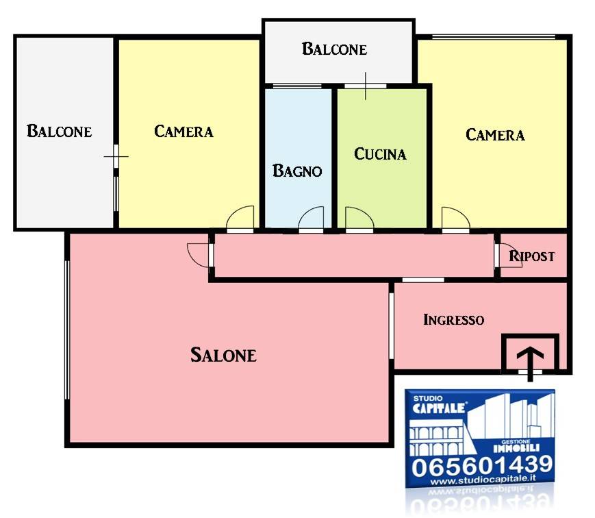 appartamento in vendita a Roma in zona Ostia