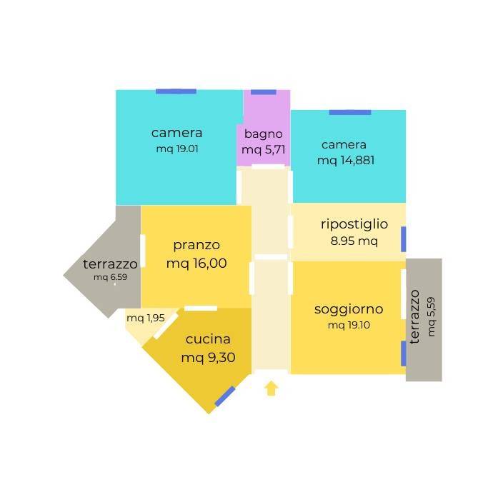appartamento in vendita a Cecina
