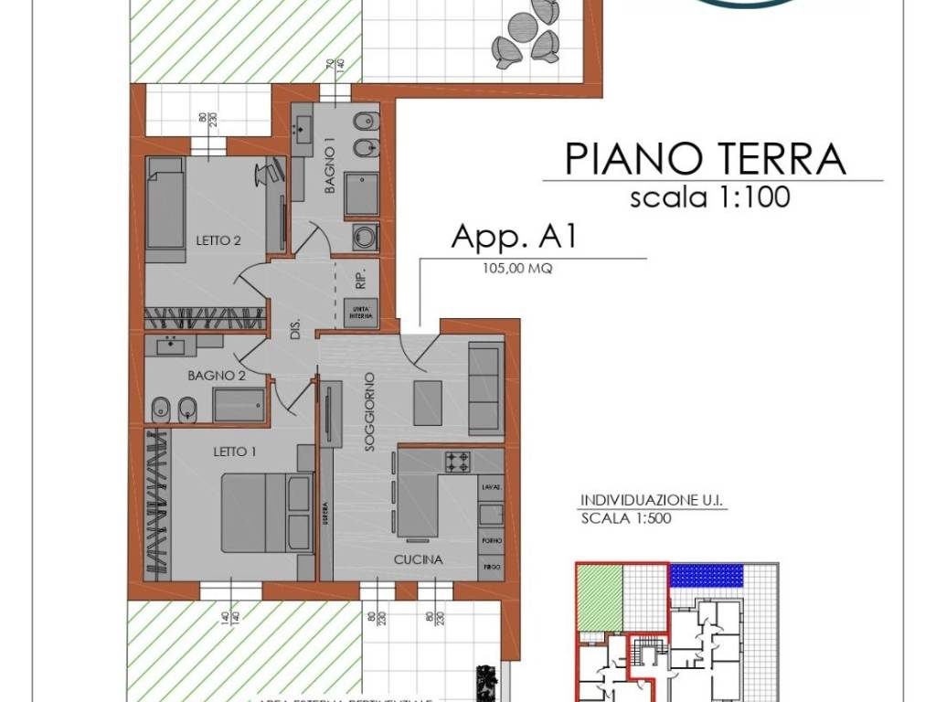 appartamento in vendita a Piacenza in zona Stadio