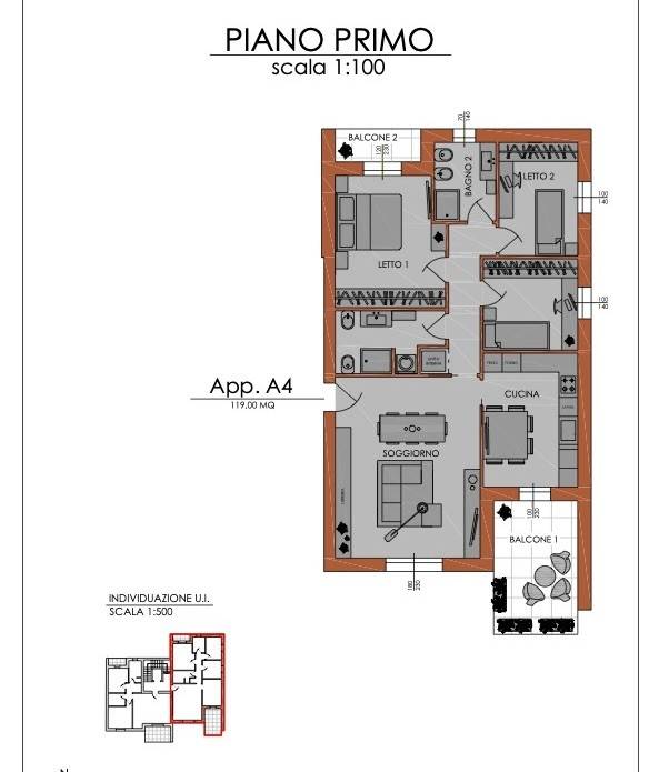 appartamento in vendita a Piacenza in zona Stadio