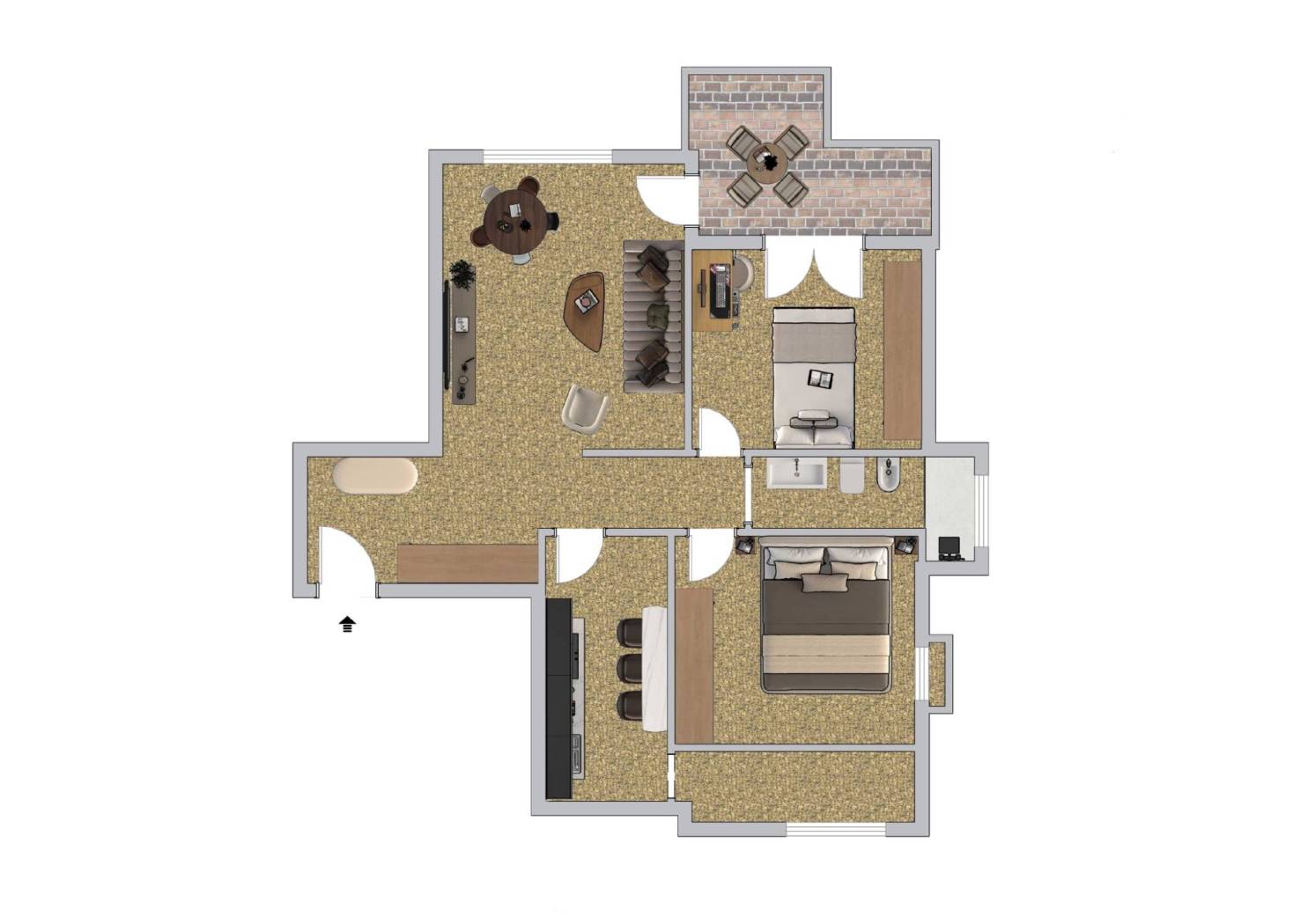 Quadrilocale via Mongrifone 8, Oltreletimbro, Santa Rita, Savona - Photo 27