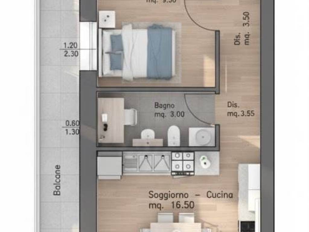 appartamento in vendita a Rimini in zona Miramare di Rimini