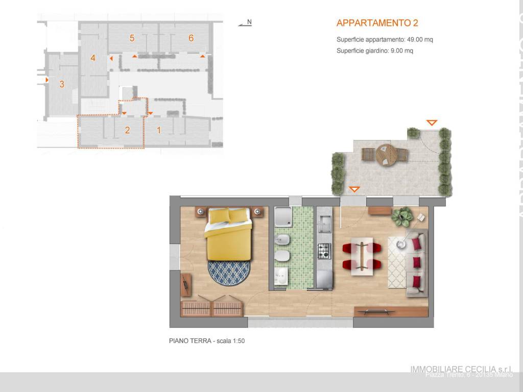 Vendita appartamento milano. bilocale in piazza trento 6. nuovo ... Appartamento piano terra umidità
