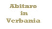 Abitare in Verbania di Tozzi Alessio