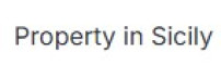 Property in Sicily
