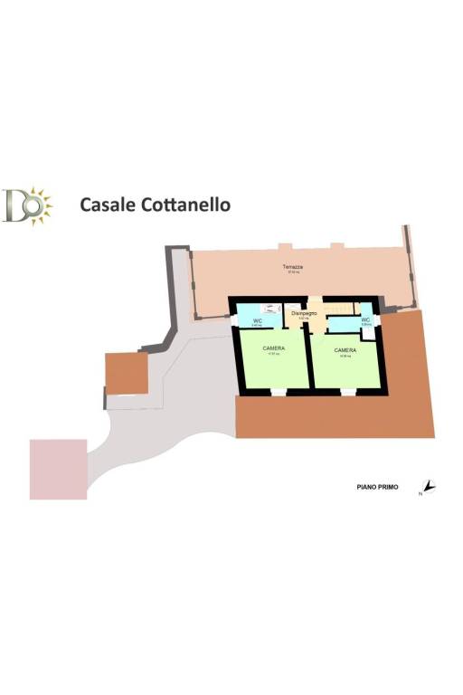 Casale Cottanello_piano primo-senza jacuzzi
