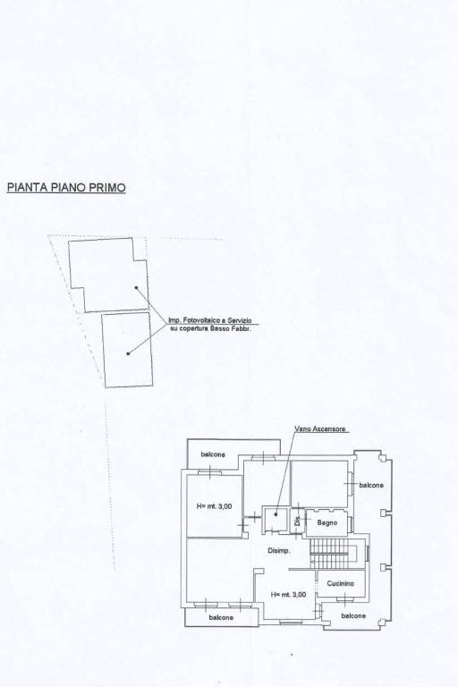 Planimetria catastale appartamento p.1