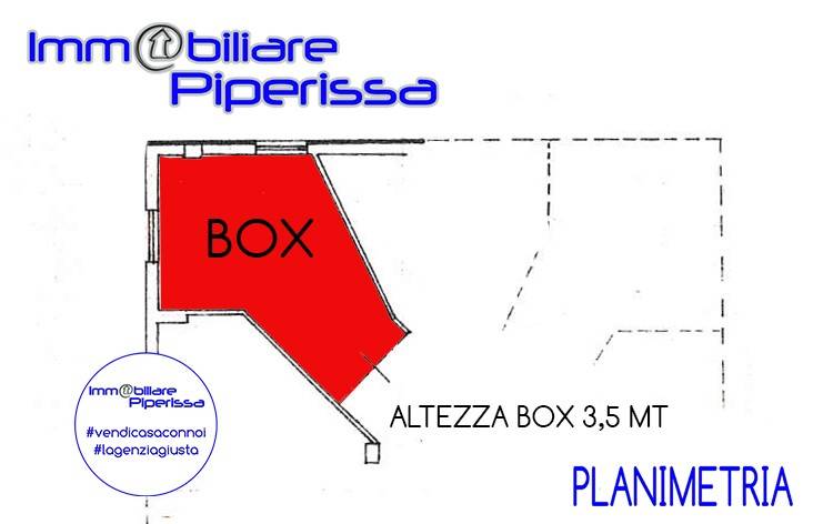 Planimetria box Via Shelley