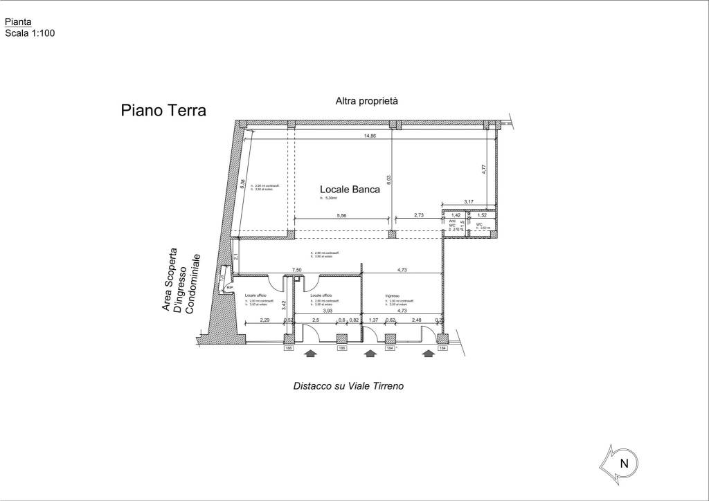Planimetria Tirreno - Stato Attuale 1