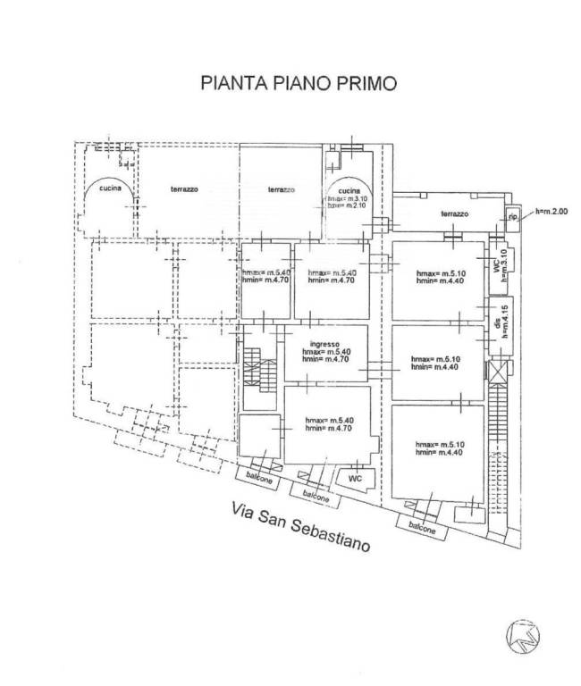 Planimetria piano 1