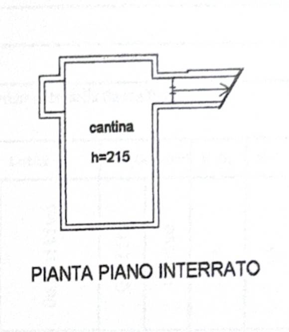PIANTA PIANO INTERRATO