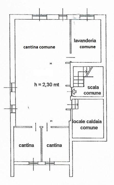 p. Interrato via toti 5