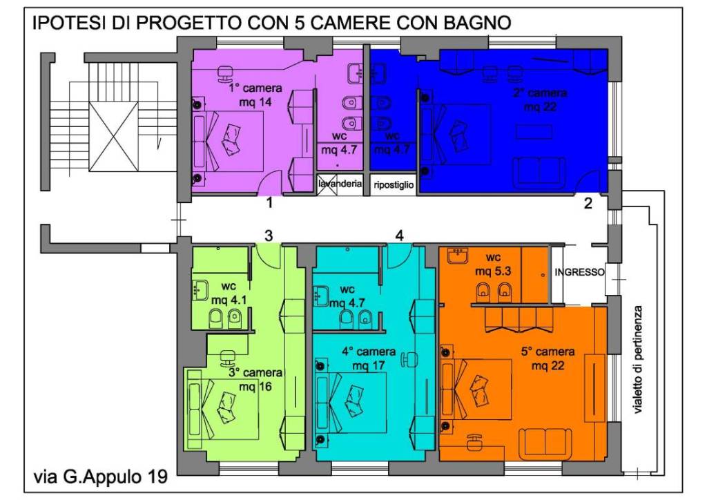 5 camere