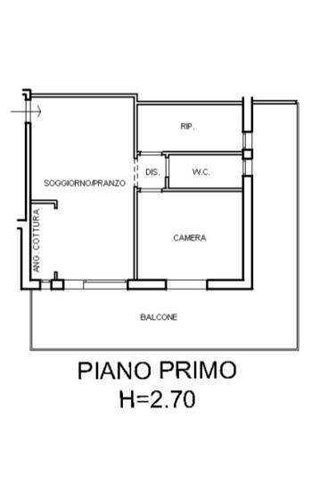 Planimetria piano primo