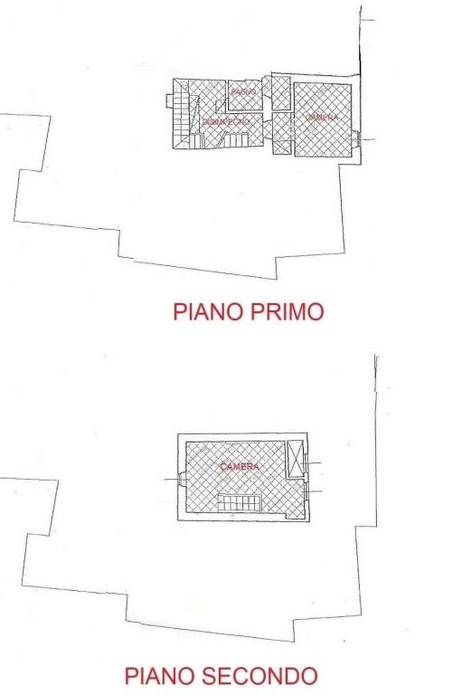 PIANTA PIANO PRIMO E SECONDO