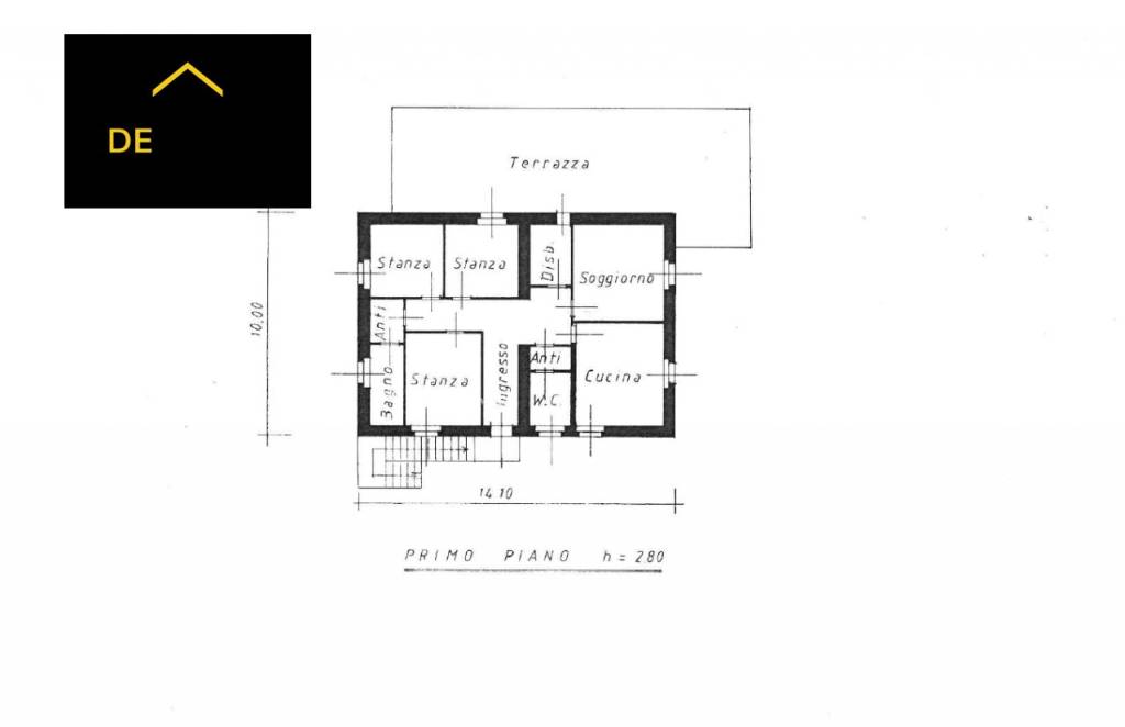 plan primo appartamento