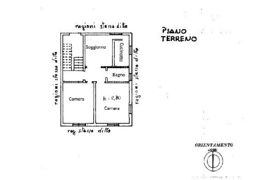 Planimetria appartamento piano terra