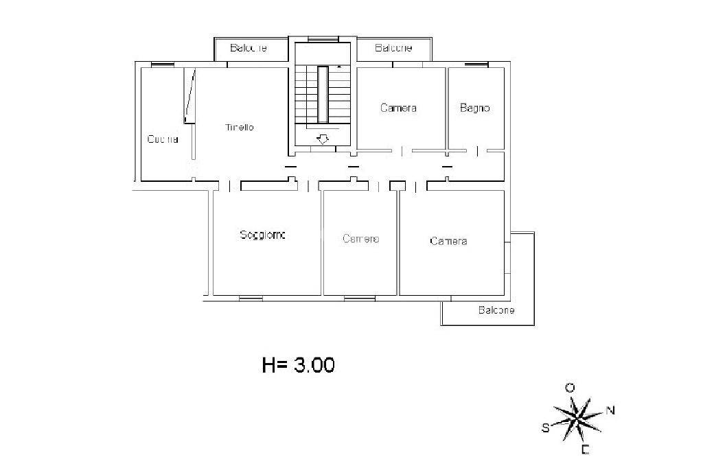 Planimetria con foto appartamento