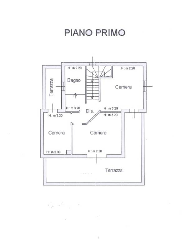 planimetria Primo Piano