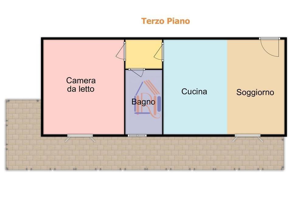 Planimetria Casa Piano 3°