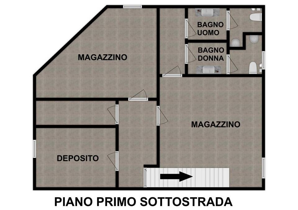 PIANTA PRIMO PIANO SOTTOSTRADA