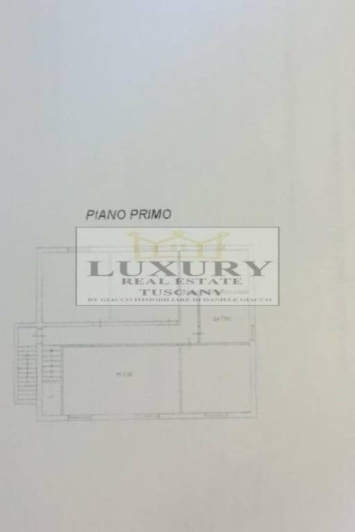 Piano Primo Planimetria - Rustico Toscano