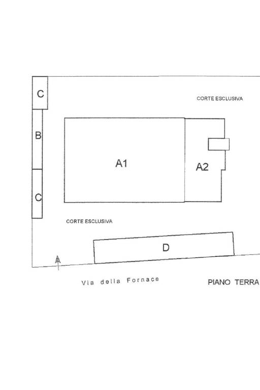 Planimetria Fabbricato B