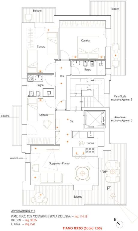 Appartamento piano terzo-2