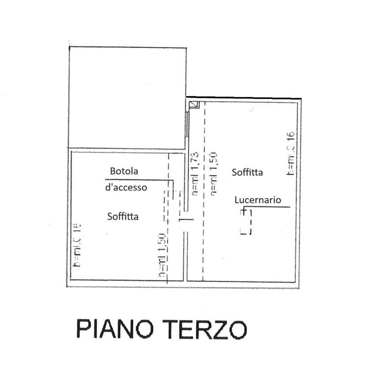 Planimetria Piano Terzo