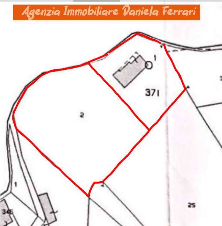 cartina Gaggio Montano località Pietracolora vendi