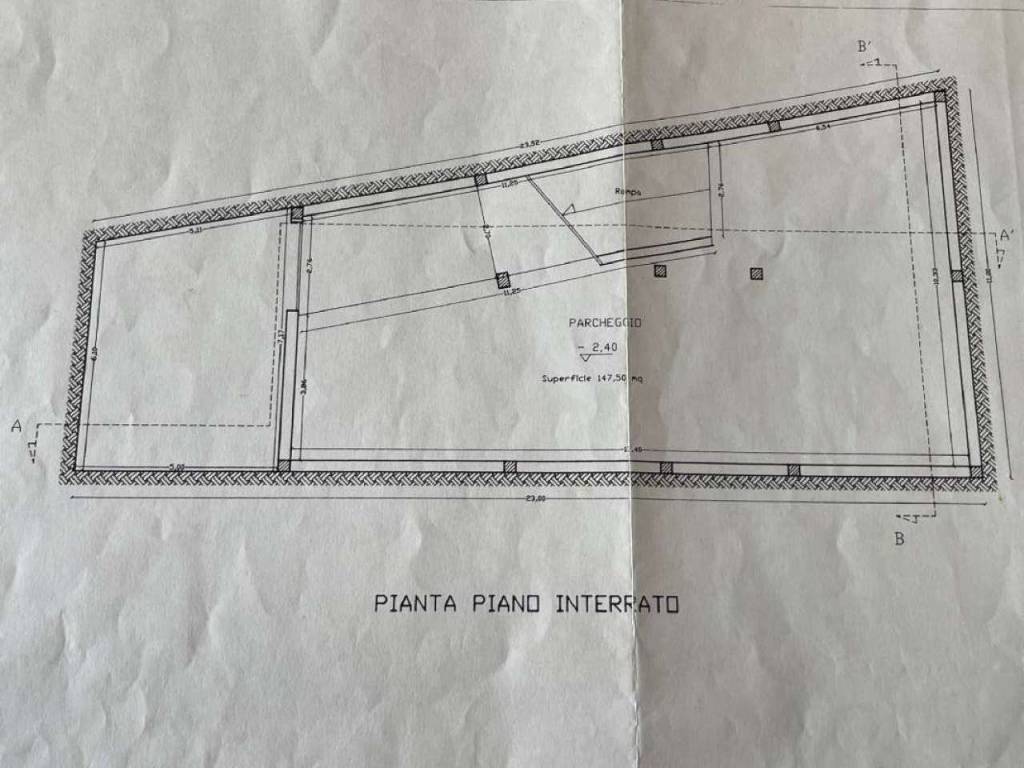 planimetria piano interrato