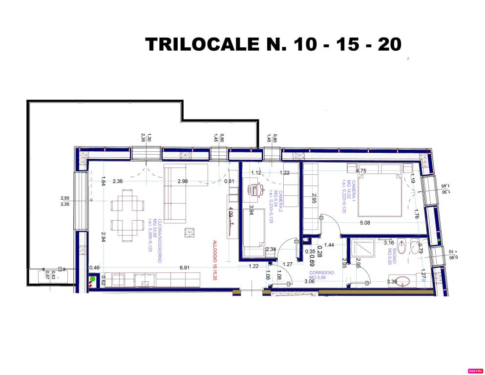 TRILOCALE N. 10 (P.1) - 15 (P.2) - 20 (P.3)
