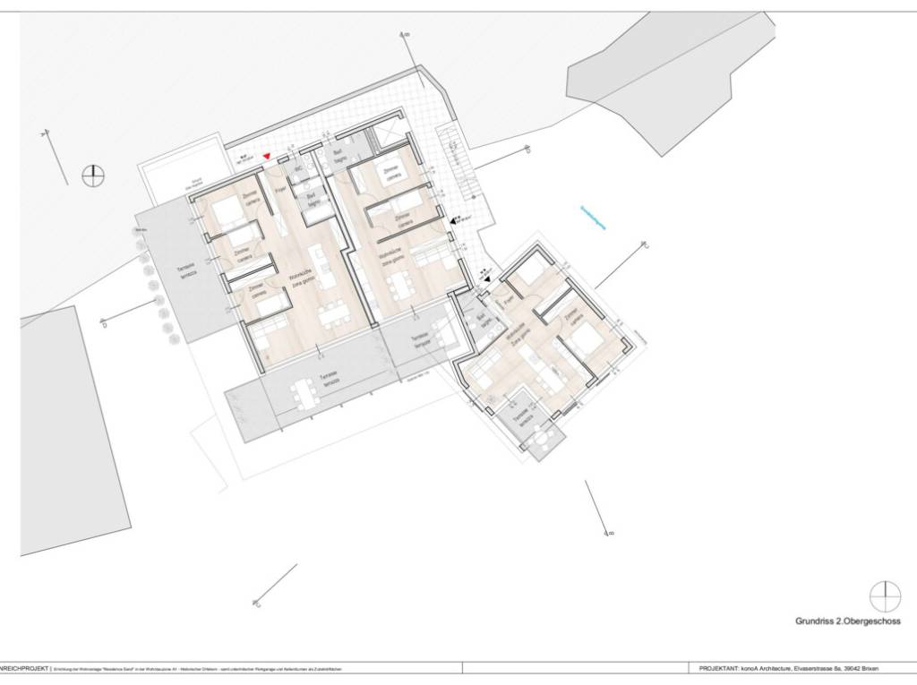 W7: Nuovo quadrilocale spazioso con ampie terrazze - Planimetria 2