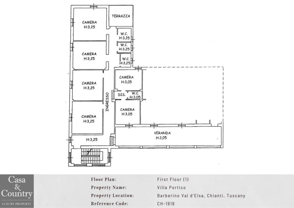 Floor Plans - CH-1918 Villa Portico 2