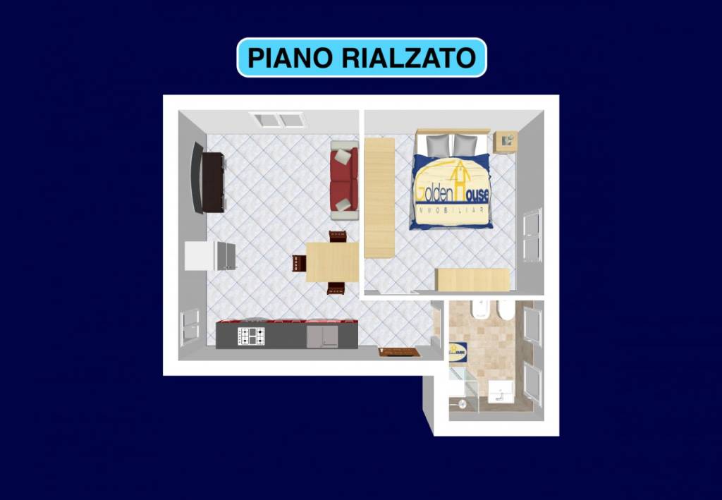 a237   3d planimetria piano rialzato