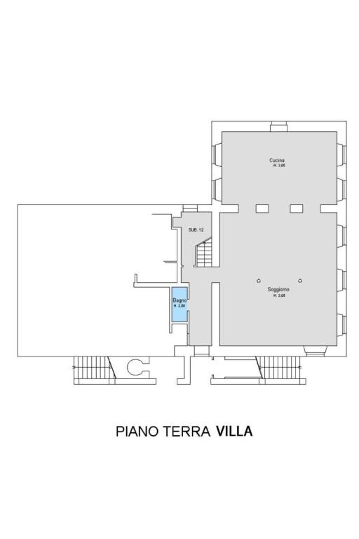 1_Piano terra Villa