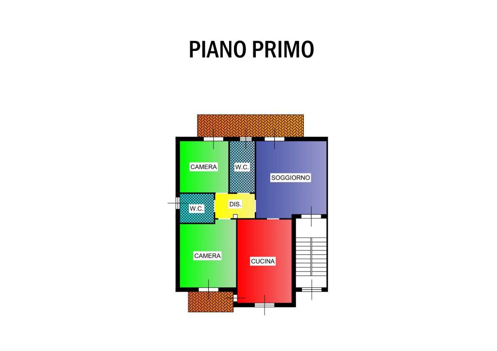 PLANIMETRIE VILLETTA PIANO PRIMO[21005] 1