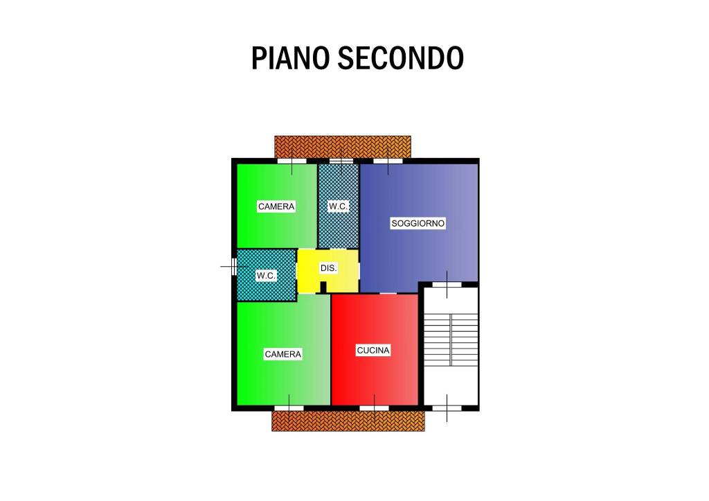 PLANIMETRIE VILLETTA PIANO SECONDO[21006] 1