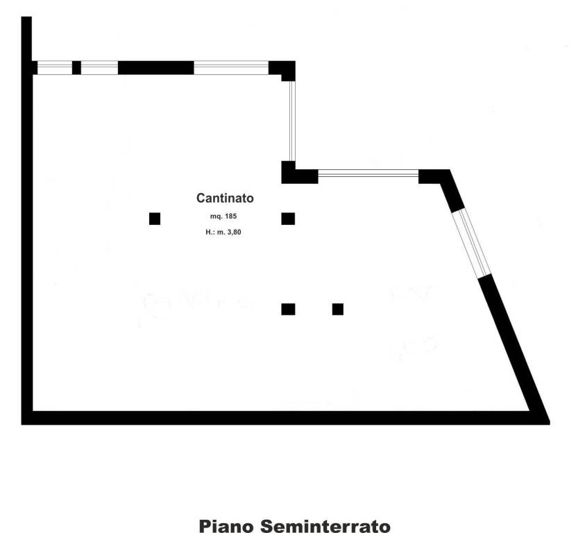 Piano Seminterrato - Cantinato