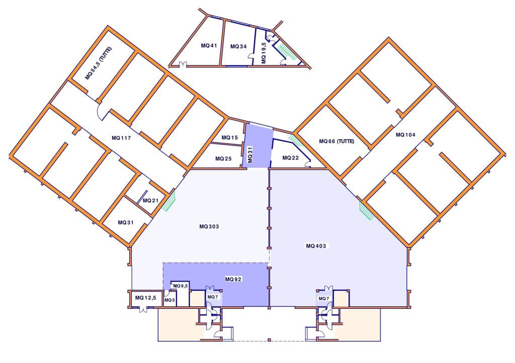 Planimetria del complesso immobiliare