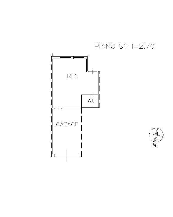 planimetria garage/cantina