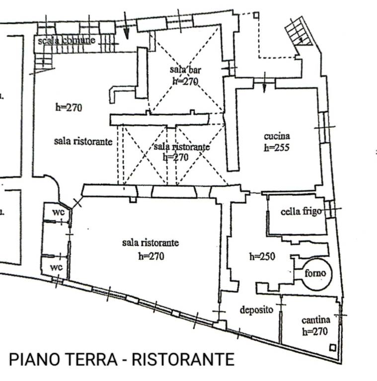 planimetria PT Ristorante