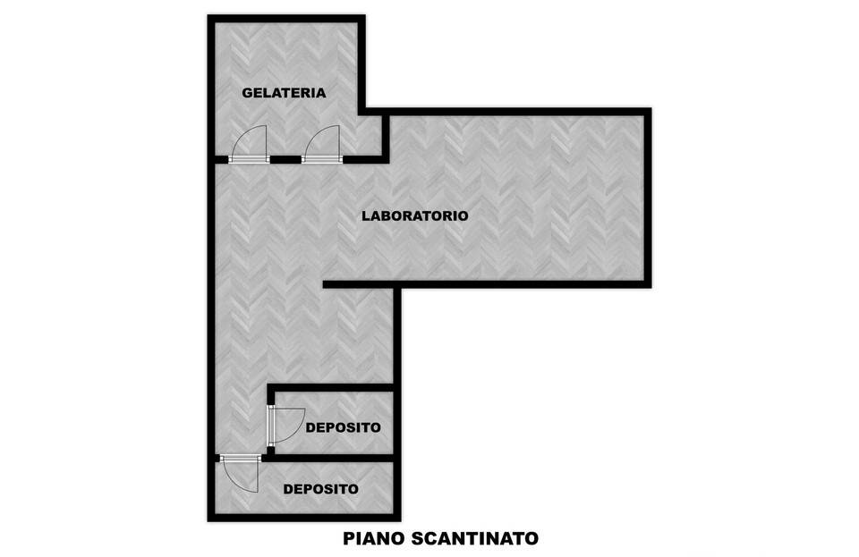 Planimetria piano scantinato