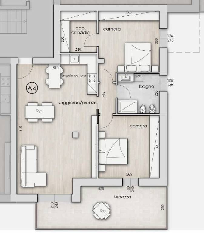 appartamento A4 piano primo