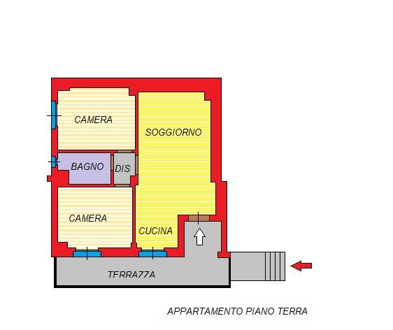 planimetria appartamento Castagnara