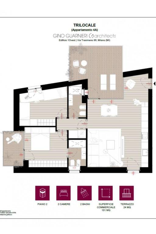 Appartamento piano 2 -  4A
