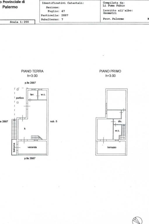 Planimetria abitazione