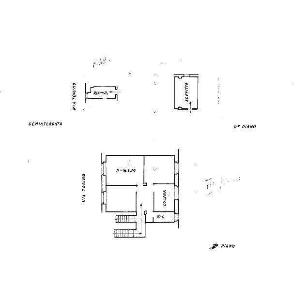 Appartamento + cantina + soffitta